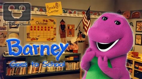 Barney Goes To School Disney Channels Lunch Boxmusic Box Block
