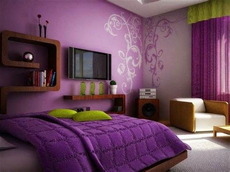 Cooler shades of purple, like lilac and periwinkle, are perfect if you want paint an accent wall to add depth and variety to your walls. Bedroom Colour Combination Best Color Combinations For ...