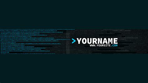 Free Coding Youtube Banner Template 5ergiveaways