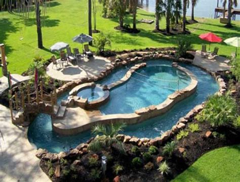 Lazy River Luxury Swimming Pool Design And Construction North Houston