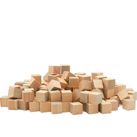 Wood Craft Cubes Multiple Sizes Available Small Blocks Crafts And Dcor