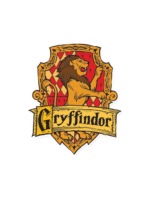 Gryffindor Crest Harry Potter Official Sticker Redwolf