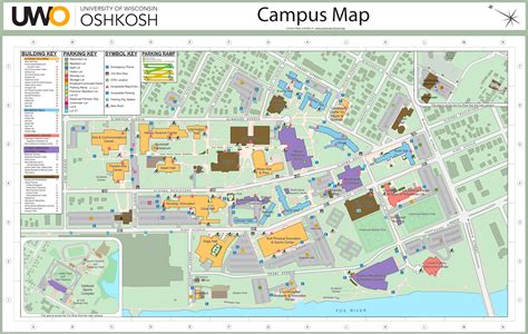 University Of Wisconsin Oshkosh Campus Map
