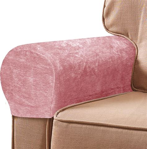 Nekosuki Arm Rest Covers Set Chenille Arm Covers For Chairs And Sofas Anti Slip Couch Armrest