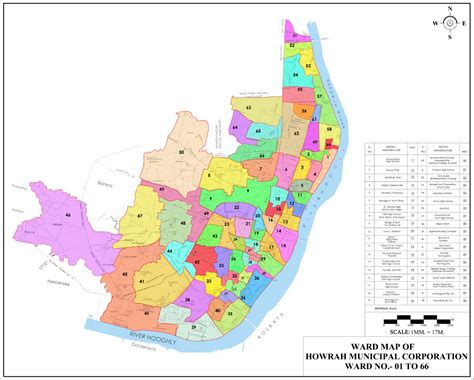 Ward Map Howrah Municipal Corporation