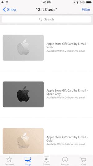 Maybe you would like to learn more about one of these? Forgot Father's Day? How to Send an Apple Store Card from an iPhone