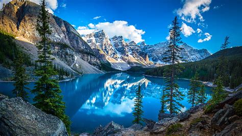Canada Moraine Lake Hd Desktop Wallpapers 4k Hd Images