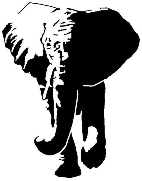 Big 5 Elephant Animal Stencil Elephant Stencil Wood Burning Stencils