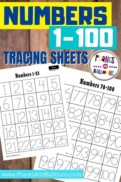 Trace Number 1 100 Chart Numbers 1 100 100 Chart Printable 1 100 Chart