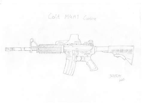 Colt M4a1 Carbine By Spillnerlol On Deviantart