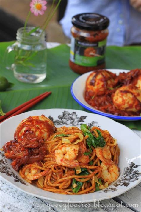 Goodyfoodies Recipe Mee Goreng Malay Style Fried Yellow Noodles