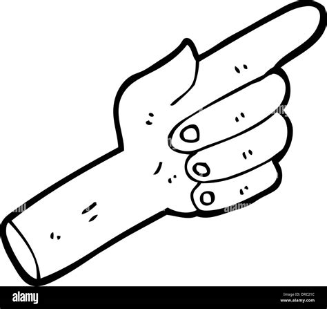 Cartoon Pointing Hand Stock Vector Image And Art Alamy