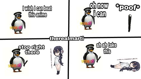 No Anime Loss No Anime Penguin Know Your Meme