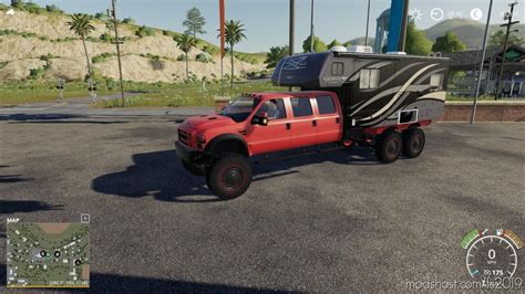 Ford F550 6x6 Camping Mod For Farming Simulator 19 At Modshost The