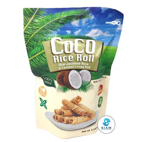 Get Coco Rice Roll Thai Jasmine Rice And Coconut Crispy Roll Original