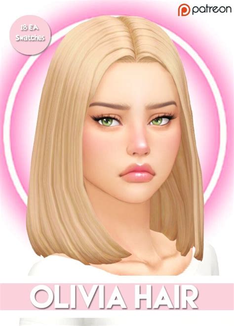Cc Cabellos Nuevos Por Lady Simmer En Los Sims 4 Simlish 4 In 2021