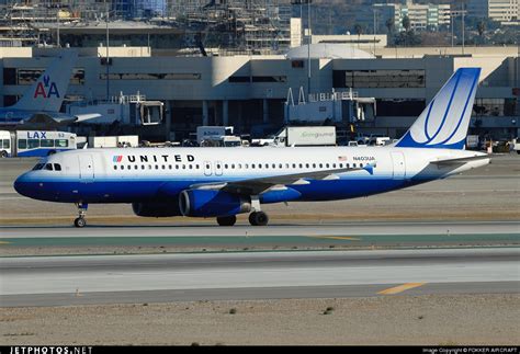 N403ua Airbus A320 232 United Airlines Fokker Aircraft Jetphotos