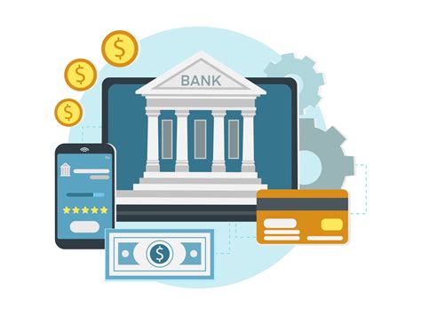 Concepto De Banca Móvil Y Pago En Línea Utilizando Una Computadora