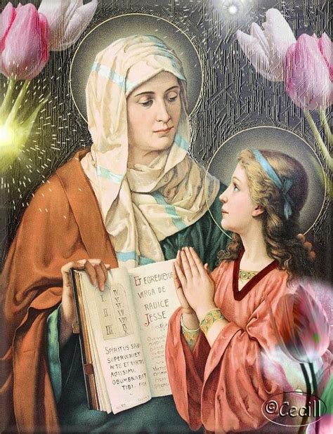 Vidas Santas Santa Ana Madre De La Santísima Virgen María Santísima