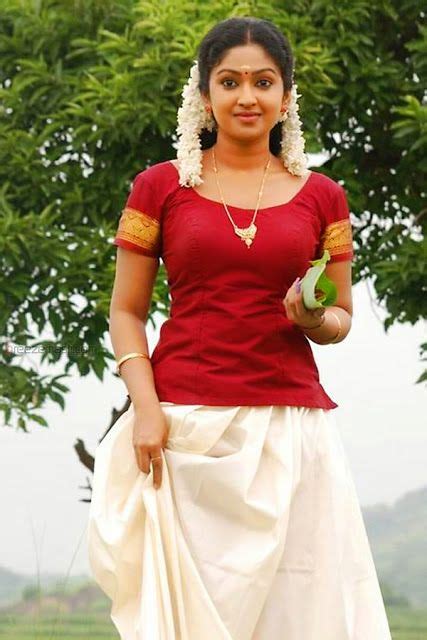 South Indian Village Traditional Dress Blouse And Long Skirt Girls Actress New Gallery