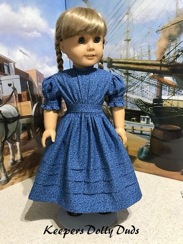 kirstenblues dress american girl doll kirsten in blue 3pc… flickr