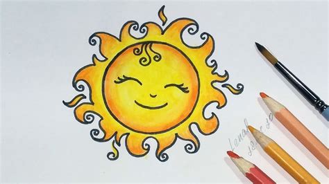 Realistic Sun Drawing At Explore Collection Of