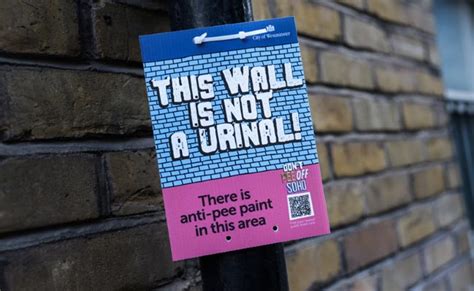 London Walls Get Splash Back Paint To Deter Public Urination