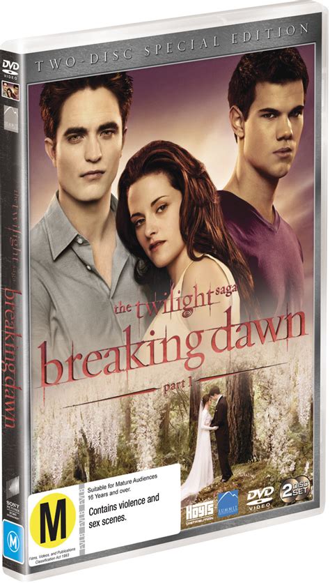 The Twilight Saga Breaking Dawn Part 1 Dvd Buy Now At Mighty Ape Nz