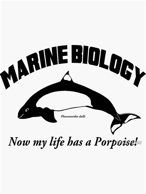 Marine Biology Sticker For Sale By Gus3141592 Redbubble