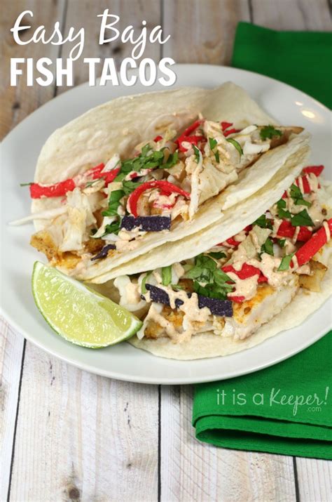 Fish Dinner Recipes Baja Fish Tacos It Is A Keeper