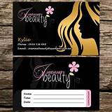 Hair Salon Business Card Design Ideas