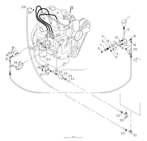 Bunton Bobcat Ryan 75 70040 28hp Kubota Diesel Parts Diagram For