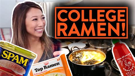 Most college students are familiar with the basic food groups: BEST RAMEN RECIPES TO MAKE IN COLLEGE! | Fung Bros - YouTube
