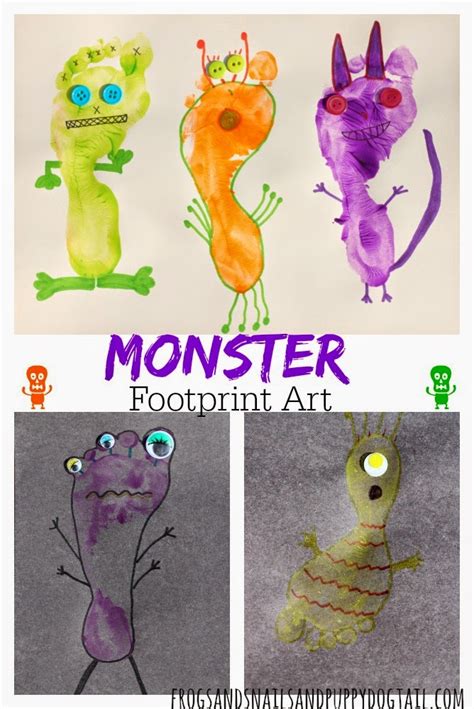 Monster Footprints Printable