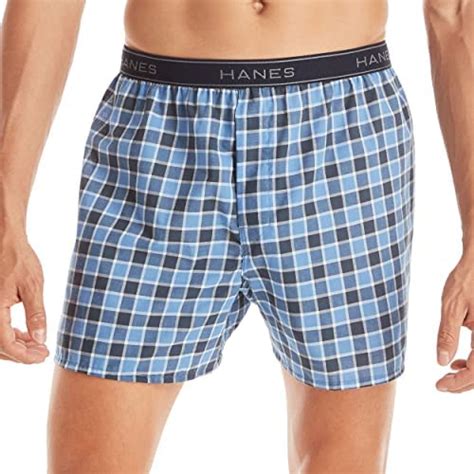 Hanes Men S Boxer Shorts Pack Of 6 Amazon Co Uk Fashion