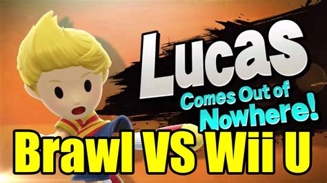 Lucas Movesetgraphic Comparison Brawl Vs Super Smash Bros Wii U