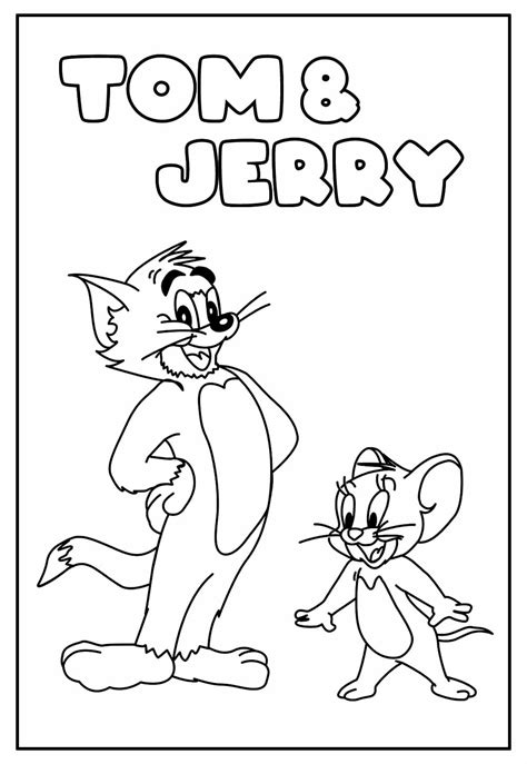 Desenhos De Tom E Jerry Para Colorir Bora Colorir