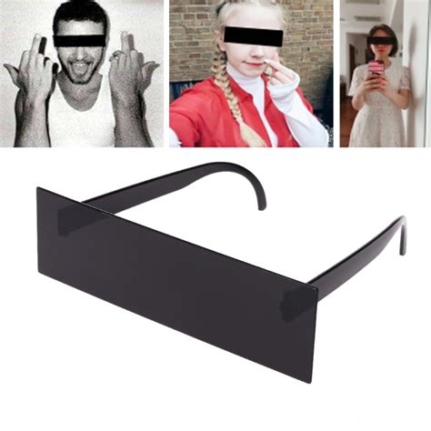 popular mosaic sunglasses black pixilated eye glasses cosplay it eye