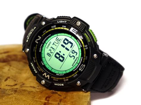 Casio Mens Sgw 100b 3a2cf Twin Sensor Digital Compass Watch