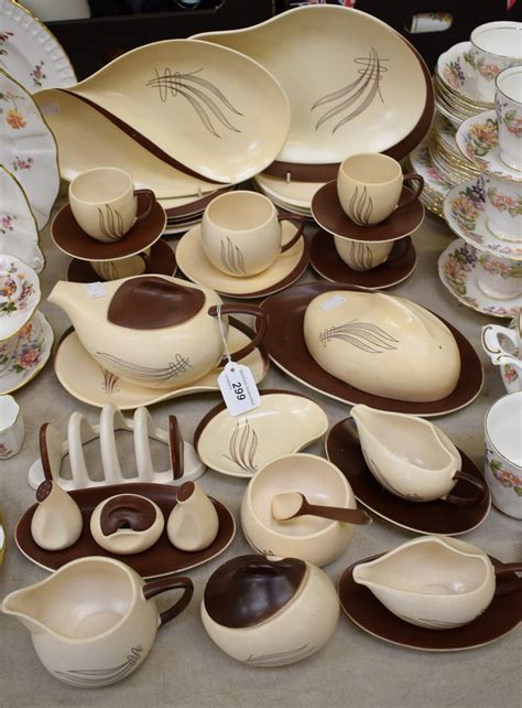 Carlton Ware Australian Design Tableware Including Teapot Cups