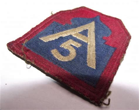 Crow Valley Militaria Us Fifth American Army Formation Patch