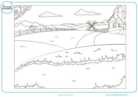 Paisajes Hermosos Dibujos Para Colorear Dificiles