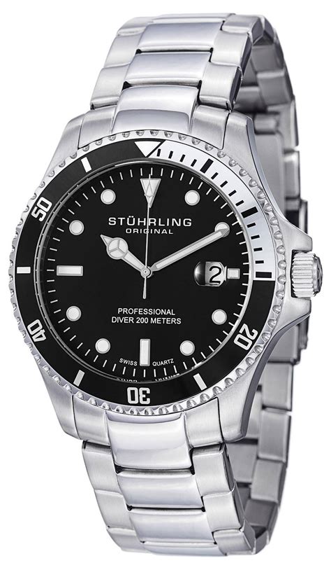 Stuhrling Original Regatta Quartz Divers 200m 326b331113 Mens Watch