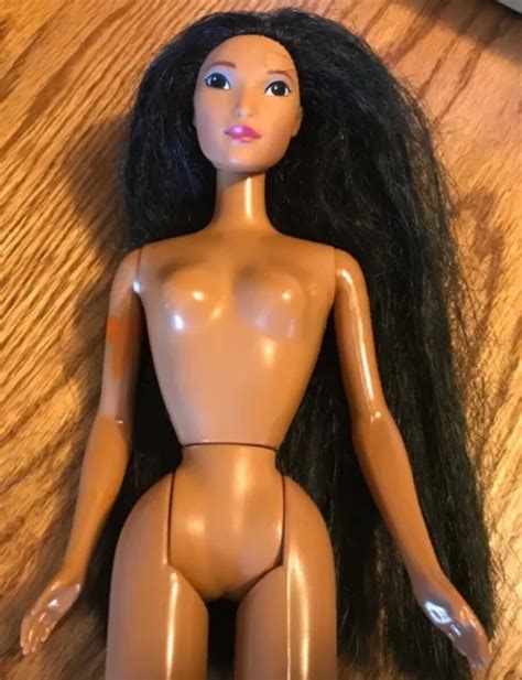 Nude Barbie Vintage Disney Princess Color Splash Pocahontas Doll