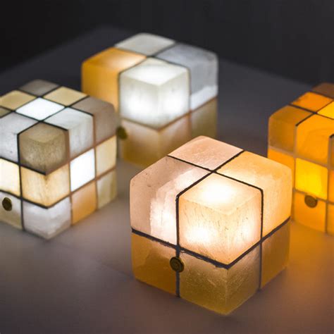 rubiks cube inspired night light apollobox