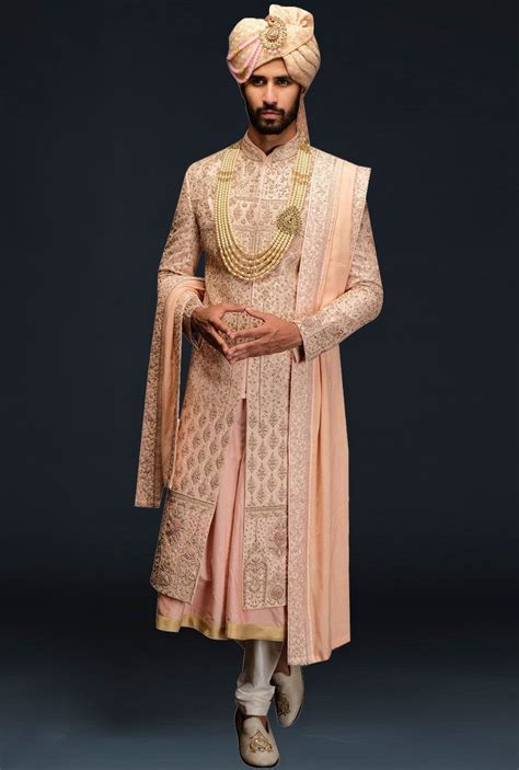 Sherwani For Grooms Wedding Dresses Men Indian Indian Wedding