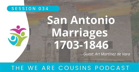 Wac 034 San Antonio Marriages 1703 1846 We Are Cousins