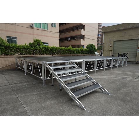 Aluminum Portable Event Stage Adjustable High Strong Outdoor Stages