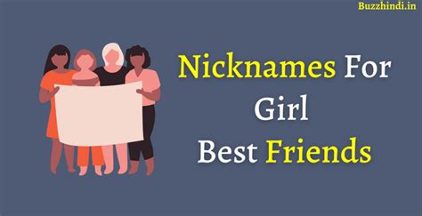 Cute Nicknames For Girl Best Friends Ideas List