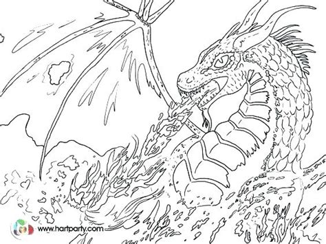 Fire Dragon Coloring Pages At Free Printable